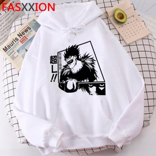 Death Note hoodies women anime printed Oversized streetwear women hoody anime