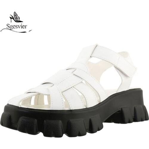 Sgesvier Women Sandal Summer Wedge Platform Roman Woman Height Increasing Comfort Shoes Female 2021 Ladies Casual Footwear