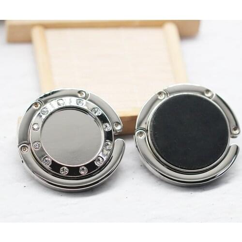 1pcs 25mm Portable Purse Hook Foldable Bag Holder Purse Handbag Hanger Fashion Alloy For DIY Decoration Making