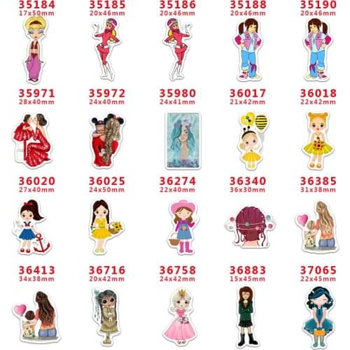 10 Pcs Cartoon Planar Resin Cabochons PR35184