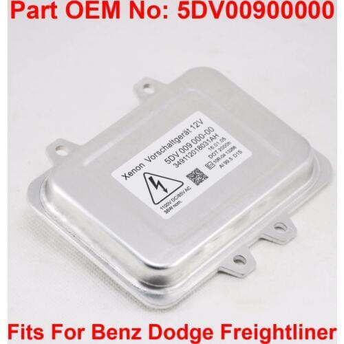 1x 12V 35W D1S D1R D3S D3R OEM HID Xenon Headlight Ballast Control Unit Part Number 5DV00900000 Fits For Benz Dodge Freightliner