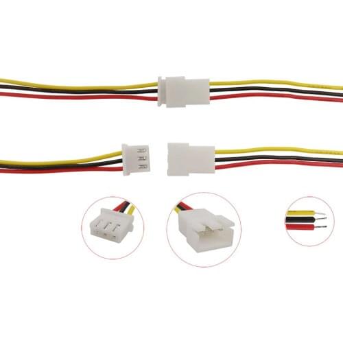 5/10/20Pcs JST XH2.54mm 3 Pin Male Female Plug Jack Socket Connector JST XH2.54 2.54 Wire Cable 26AWG Long 20CM