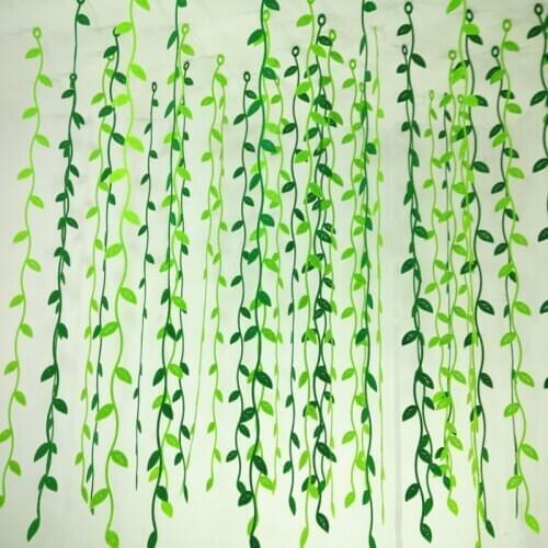 5pcs/lot Bend Wicker Felt Cutting Lancet Decoration Non-Woven Cloth Felts Kindergarten Kids Room Willow Decor Stickers