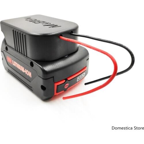 For MAKITA&BOSCH Adapters 18V Battery Power Mount Connector Adapter Dock Holder With 12 Awg Wires Connectors Power Conversion