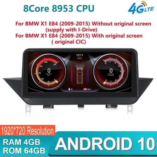 Android 10.0 Car Multimedia Player For BMW X1 E84 2009-2015 Navigation Autoradio GPS iDrive 4GB 64GB IPS Screen Head unit WiFi