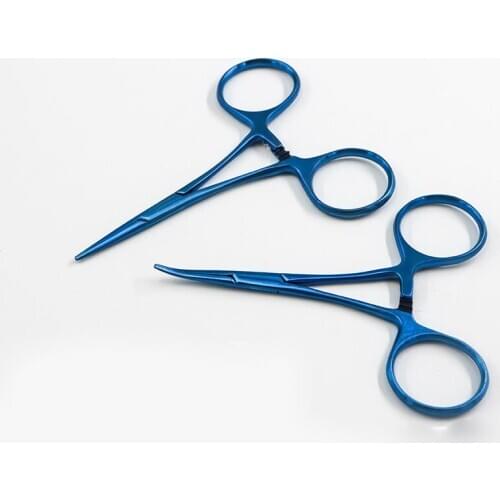 Double eyelid surgery tool titanium alloy hemostatic forceps cosmetic plastic full tooth pattern hemostatic forceps 9.5/12.5cm