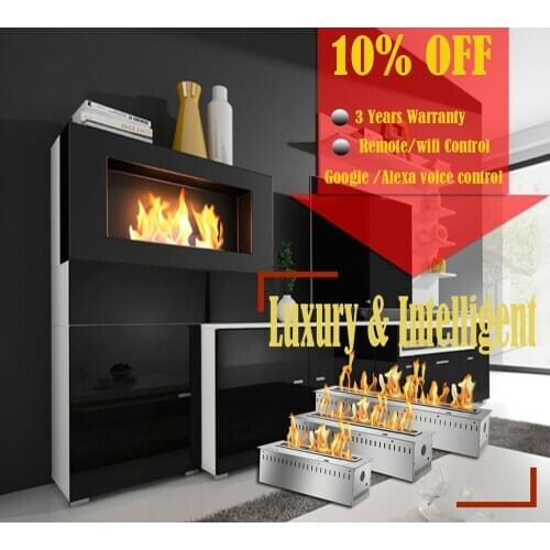 Inno-Fire 60 inch wall insert fireplace ethanol wall inserted bio ethanol fireplace