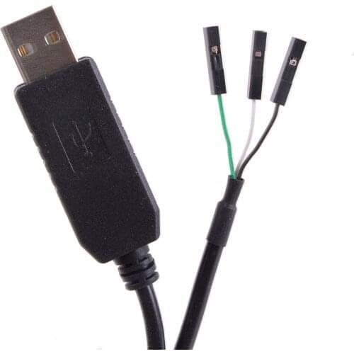 CP2102 TXD RXD GND USB to 2.54MM Terminal Block Adapter Serial Upgrade Cable