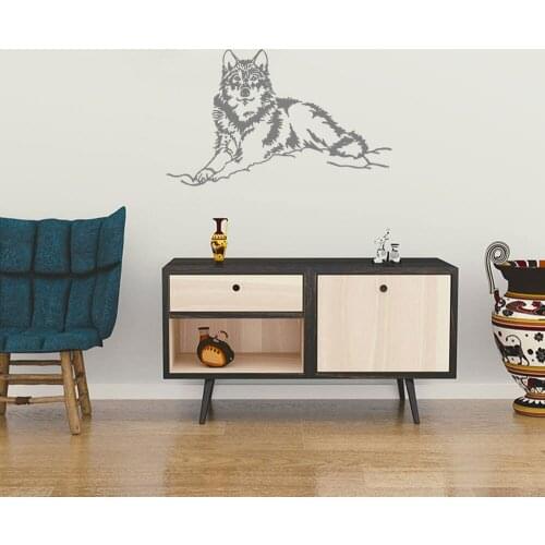 Beautiful Wolf Wall Decal Wild Animals Vinyl Sticker Wild Nature Home Interior Decor Art Murals Living Room Bedroom Decor DW6400