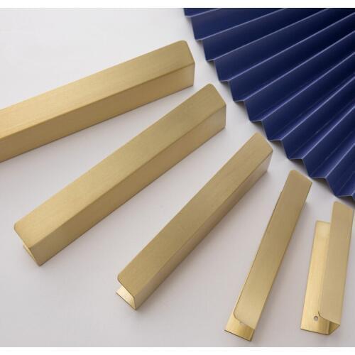 Brass Furniture Handle Kitchen Cupboards Handles Cabinet Pulls Gold Drawer Pulls Cabinet Handle Door Knob Pull