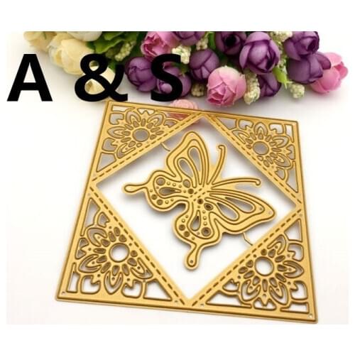 C08 METAL CUTTING DIES flower butterfly square gift Scrapbook card album wedding paper craft home decor embossing stencil punch