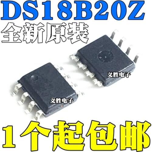 New and original DS18B20 DS18B20Z SOP8 Digital temperature sensor IC chip, chip temperature acquisition
