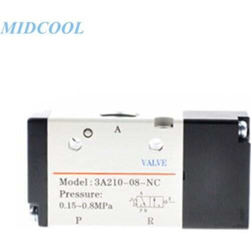 Air Valve Pneumatic 3A 3A200 Series 3A210 3A220 3 port 2 position Single / Double Air Control Normally Close/Open