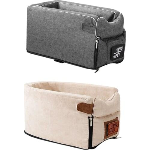 Convertible Cat Hammock Scratchproof Durable Nonslip Cat Seat Cover with Mesh Window&Large Size Pocket