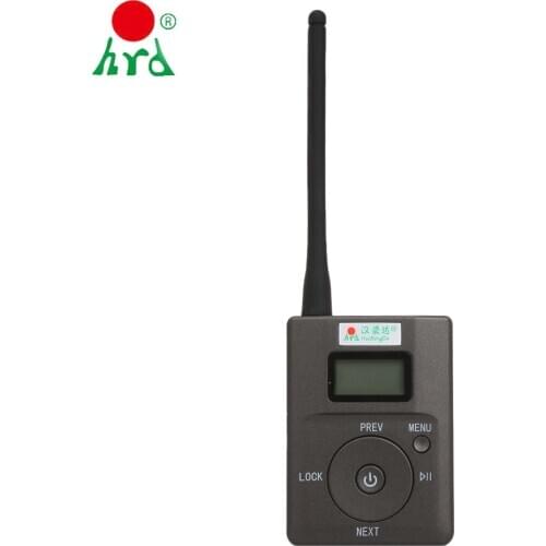 HanRongDa HDR-831 Portable Stereo Digital FM Transmitter Mini FM Radio Station Broadcast with Mic Audio Launch TF Card Slot