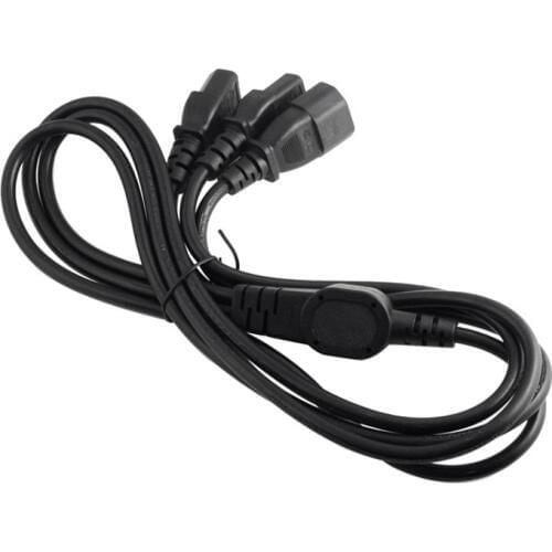 IEC 320 C14 Male Plug to 2XC13 Female Y Type Splitter Power Cord,C14 to 2 x C13 Power Adapter Cable,250V/10A,1 pcs