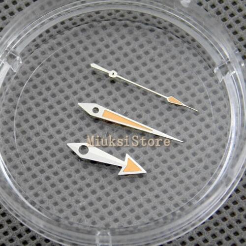 Luminous Orange watch hands fit Miyota 8205,8215,821A /ETA 2836 2824 automatic movement