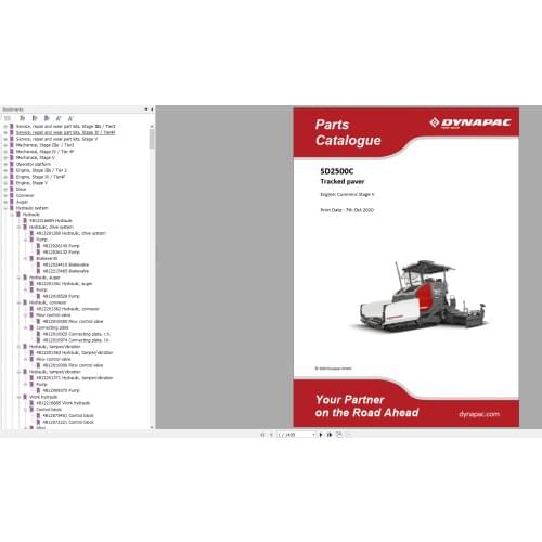 Dynapac Heavy Equipment 28.3 GB PDF Part Catalog Updated 2021 Full DVD