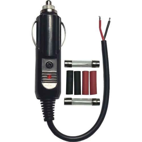 JKM High-End Car Cigarette Lighter Plug With Cable Universal 12V DIY Vacuum Cleaner Portable Fridge Auto Electrical Appliances