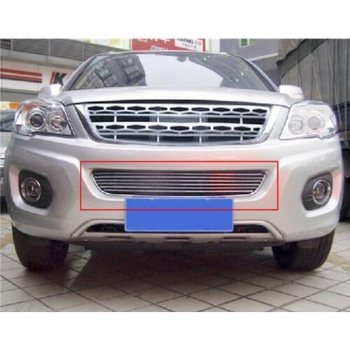 High-quality aluminum alloy Front Grille Around Trim Racing Grills Trim For 2011-2014 Great Wall Haval/Hover H6 Car-styling