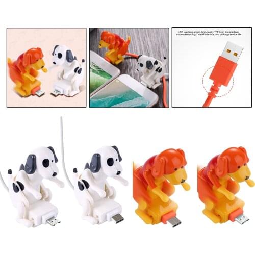 1.2m Funny ing Spot Dog USB Charging Cable for Most Mobile Phone