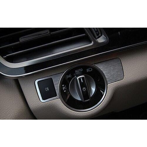 2012-2015 For Benz A-class W176/B w246 Console Aluminum Head light Switch Cover