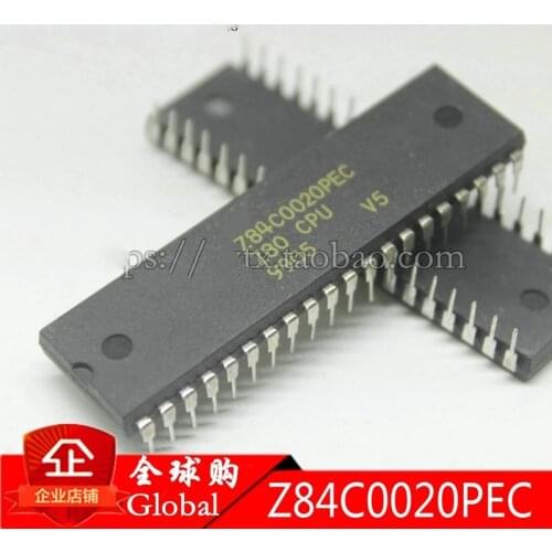 5piece~10piece/LOT Z84C0020PEC Z84C0020P Z84C0020 DIP-40 8-bit microprocessor NEW Original In stock