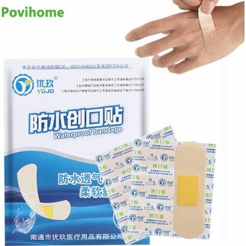 6pcs Waterproof Breathable Band-aid Bandage Medical Antibacterial Hemostatic Daily Household Travel Outdoor Emergency Band-aid