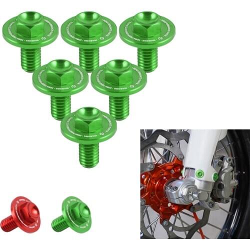 NICECNC Motorcycle Front Fork Guard Bolt Screw For Kawasaki KX 80 85 125 250 250F 450F 450 KLX 300R 450R 150BF 250 KXF D-TRACKER