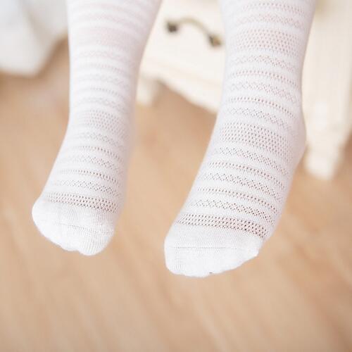 New summer baby pantyhose breathable thin cotton mesh kids girls white tights children kids baby girl pantyhose