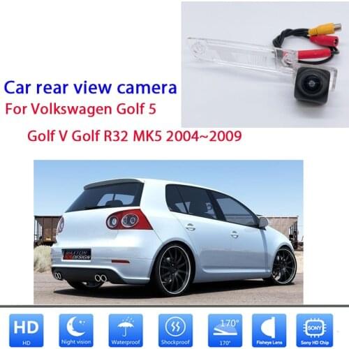 Car rear view cameraFor Volkswagen Golf 5 Golf V Golf R32 MK5 2004 2005 2006 2007 2008 2009 HD Night Vision License Plate camera