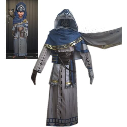 Game Identity V Seer Eli Clark Cosplay Costume Freeman of athens Cosplay Clothes Halloween Party Costume for women men adults