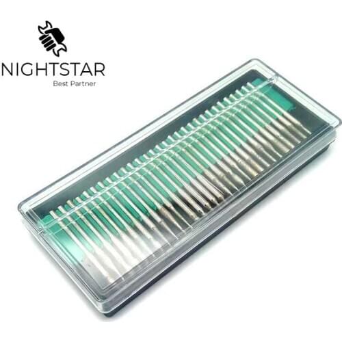 Krachtige 30Pcs Nail Art Electric Machine Grinding Heads Diamond Burrs Alloy Grinding Head For Dremel Rotary Tool Drill Bit
