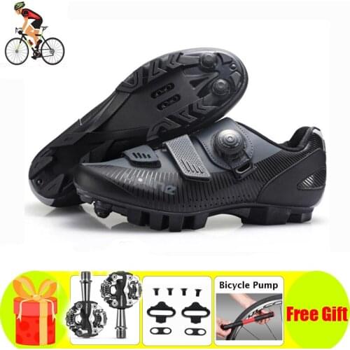 Sapatilha Ciclismo Mtb Cycling Shoes Men Mountain Bike Bicycle Professional Self-locking Breathable Sport Sneakers Women