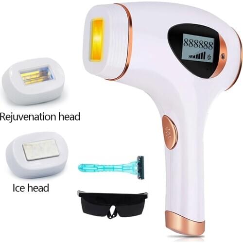 Whole Body IPL Laser Epilator Women Handheld Bikini Face Painless Hair Remover Freezing Point Photoepilator Depilator 2021 New