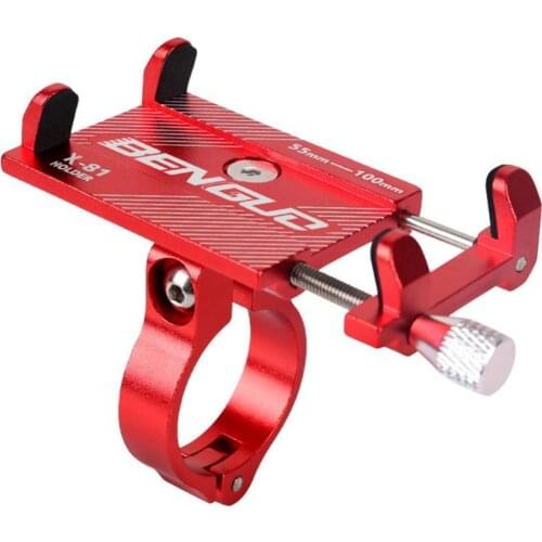 40%HOT Aluminium Alloy Bicycle Bike Phone Holder Handlebar Clip Stand Mount Bracket