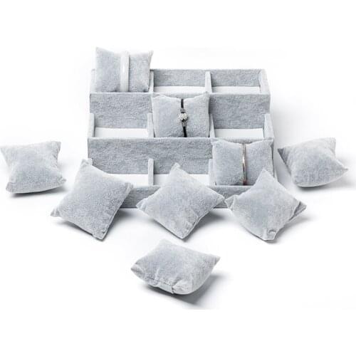 Hot Sale Fashion Velvet Pillow Cushion Watch Display Tray Wholesale