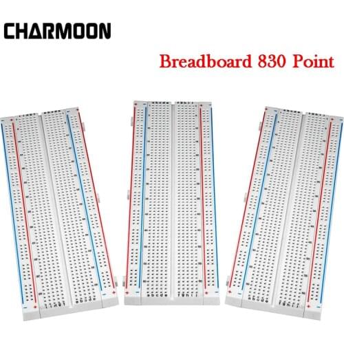 Breadboard 830 Point Solderless PCB Bread Board For DIY KIT Protoboard PCB Board Test Circuit Board For arduino/raspberry pi
