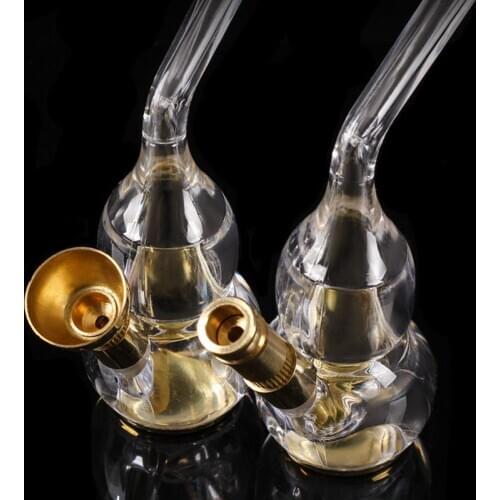 Mini Water Pipe Smoking Hookah Shisha Tobacco Smoking Pipes Hookah Popular Gift Cigarette Holder Dual-purpose filtering tool