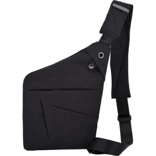 Mens Outdoor Sports Chest Bag Pistol Holster Pouch Concealed Shoulder Package Anti-theft Crossbody Bag For Cycling Climbing