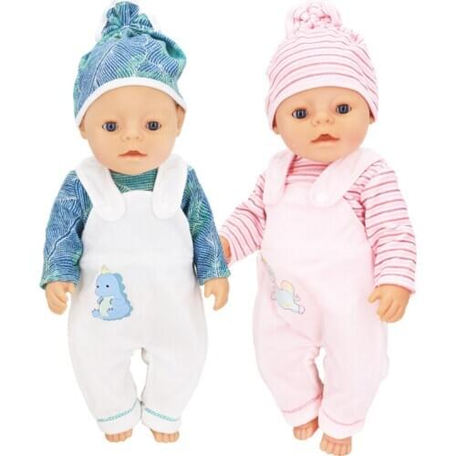 New Style Clothes Fit For17inch/43cm Born Baby Doll Clothes Doll Accessories For Baby Festival Gift