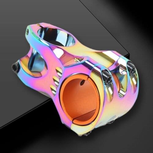 Mountain Bike Stem 31.8 / 35Mm Dazzle Bicycle Stem Ultralight Aluminum Short Handlebar Stem Riser For Mtb Dh