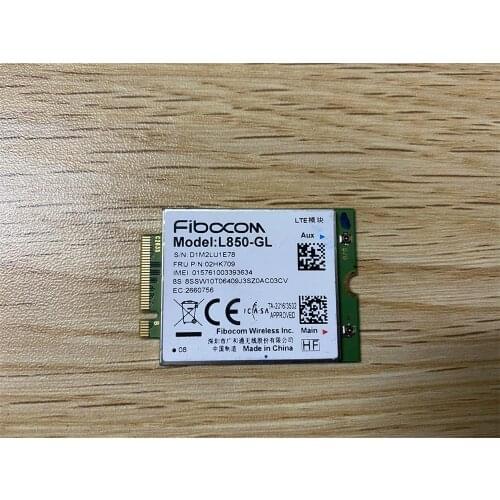 4G LTE Wireless Fibocom L850-GL M.2 Card For Lenovo Thinkpad X1 Carbon 7th 8th 02HK709