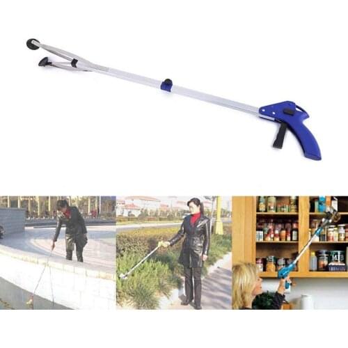Practical Extra Long Arm Extension Reacher Grabber Easy Reach Pick Up Tool Foldable Garbage Pick Up Tool Trash clip