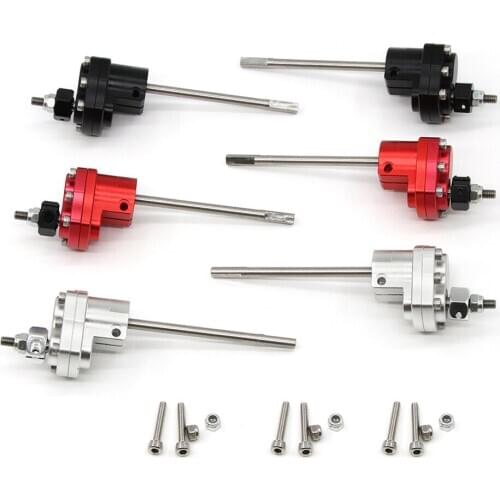 RCTOYFUN RC Car CNC Machined Aluminum 313mm Wheelbase Rear Door Bridge Accessories For 1/10 RC Crawler Car SCX10 II 90046 90047