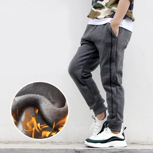 Teens Boys Pants Cotton Korean Casual Pants Children Winter Thick Trousers For Boys 5 6 8 10 12 Years Autumn Kids Boy Clothes