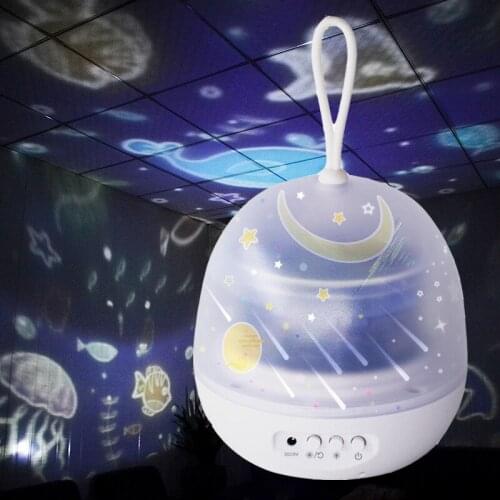 Artfunning Starry sky light christmas birthday usb atmosphere projector dream universe led rotating night light free shipping