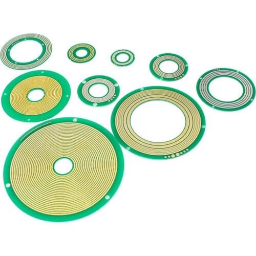 Taidacent PCB Pancake Slip Ring Rotary Joint Electrical Connector Through Bore Slip Ring Electrical Rotary 3 6 12 Rings