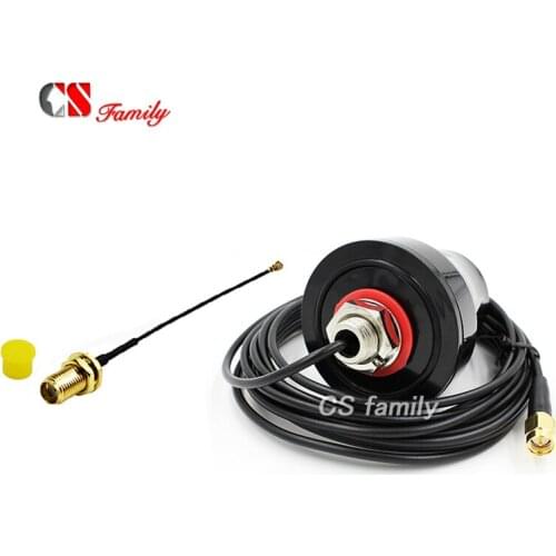 Waterproof gsm screw antenna SMA to IPEX with 1pc ipex to sma cable 100mm