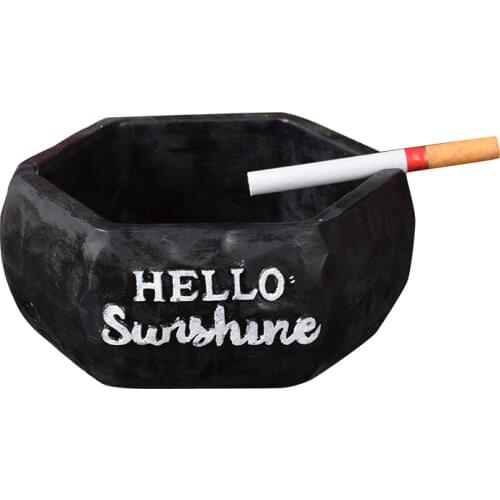 NEWYEARNEW 1piece Resin Ashtray for Car Funny Simple Home Furnishing Decoration Personality Boyfriend Wedding Gift